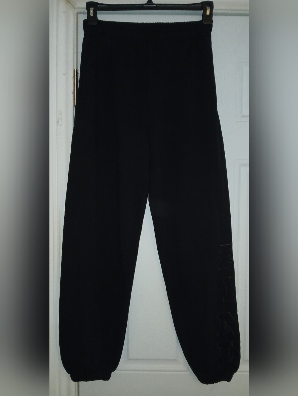 NWT Victorias Secret Pink Black Sweatpants Lounge Size Small